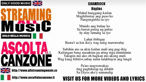 Shamrock – Haplos Lyrics .